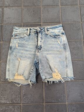 Medium Judy Blue Distressed Jean Shorts